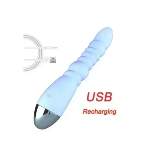 Thread Massager G Spot Vibrator Clitoris for Women Vagina Stimulator USB Rechargeable