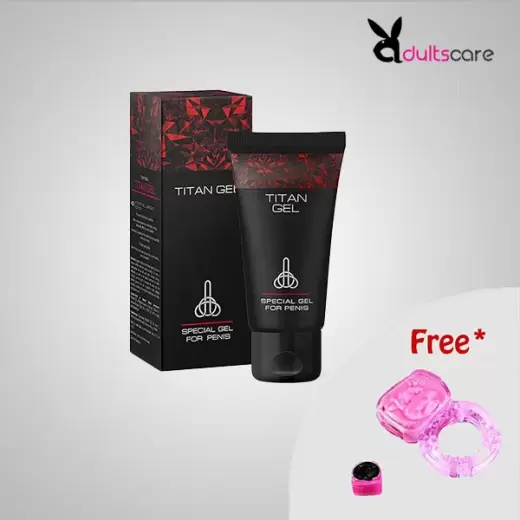 Titan Gel 50 ml for Men Penis Enlargement WITH FREE RING