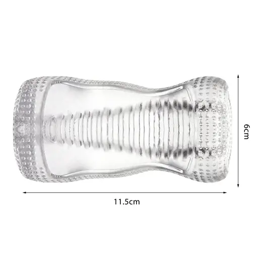 Transparent Portable Male Masturbator