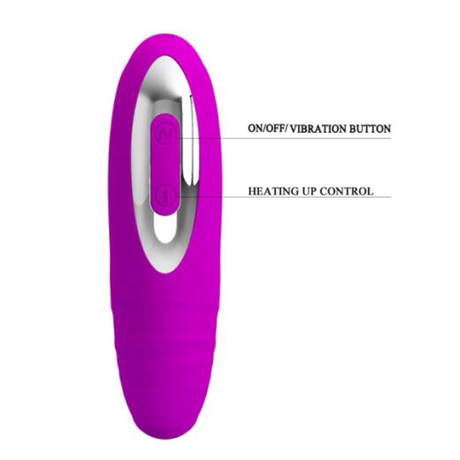 USB Rechargeable Heating Anal Vibrator Prostate Massager