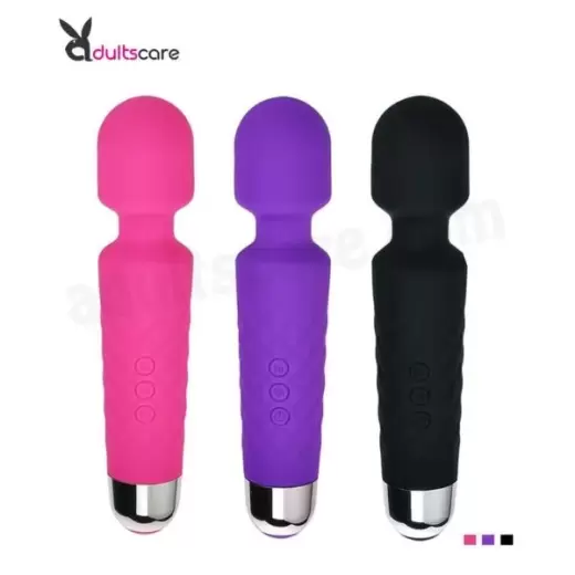 USB Rechargeable Multi Speed G-Spot Magic Wand Vibrator