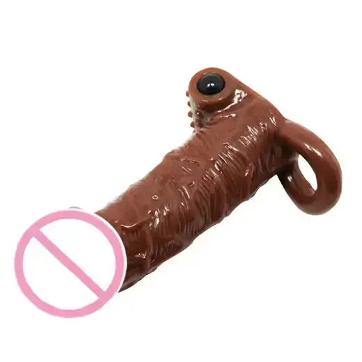 Vibration Liquid Silicone Penis Sleeve