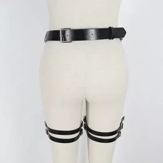 Waist Adjustable Belt Gothic Cincher Caged Garter for Women Rave Outfits