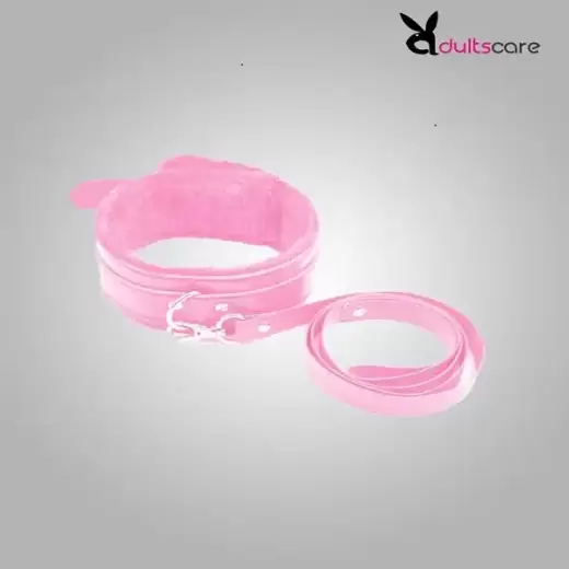 PINK COLLAR LEASH FETISH BDSM DOG SLAVE