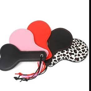 BDSM Whip Flogger Ass Spanking PU Leather Paddle Bondage Slave