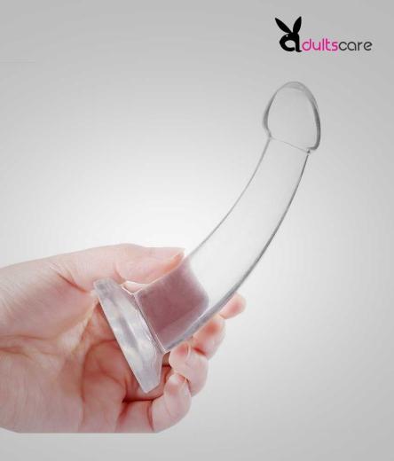 Transparent Anal Dildo With Suction Cup