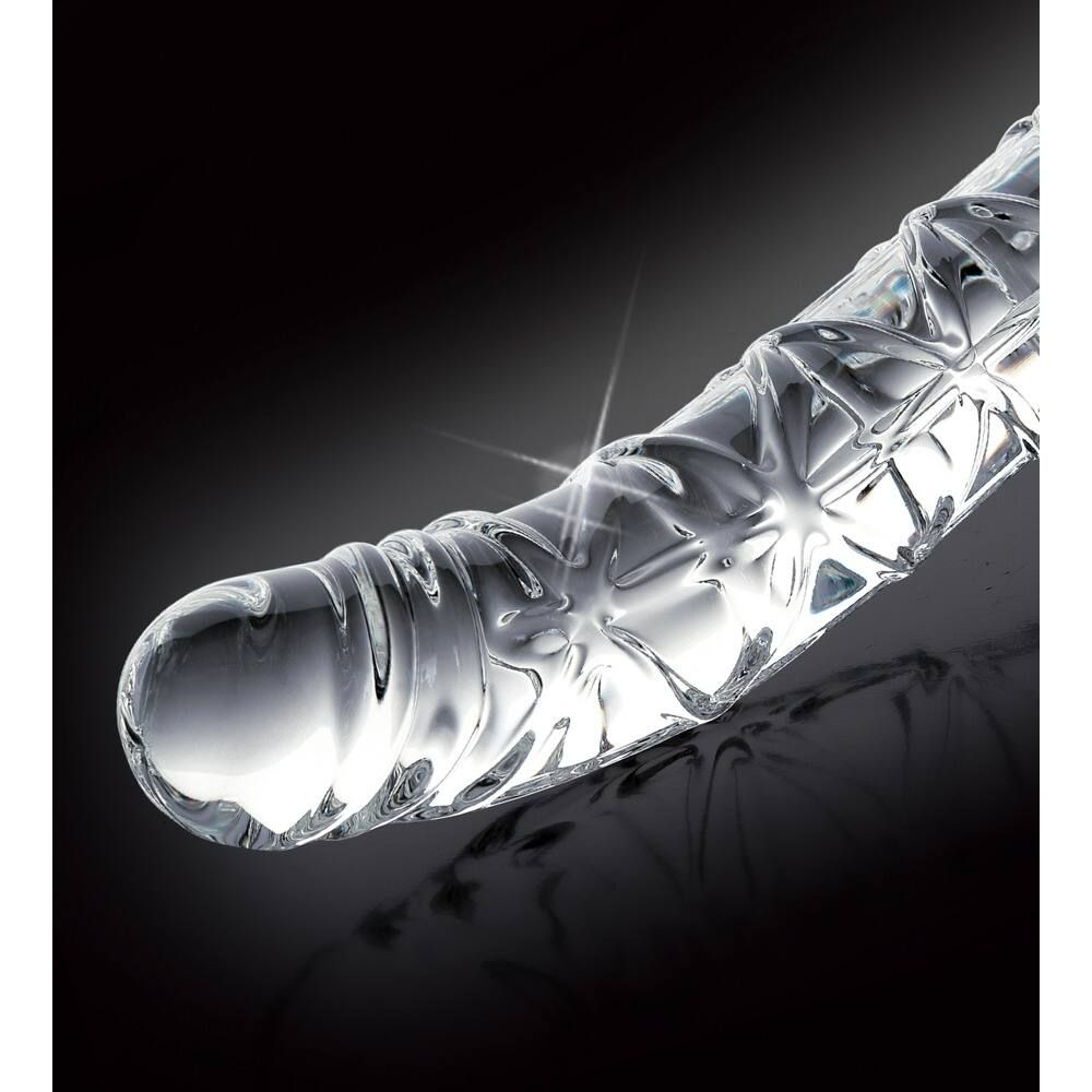 PENIS GLASS DILDO (TRANSPARENT)