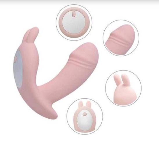 Wearable Butterfly Dildo Vibrator Adult Sex Toys G Spot Clitoris Stimulator