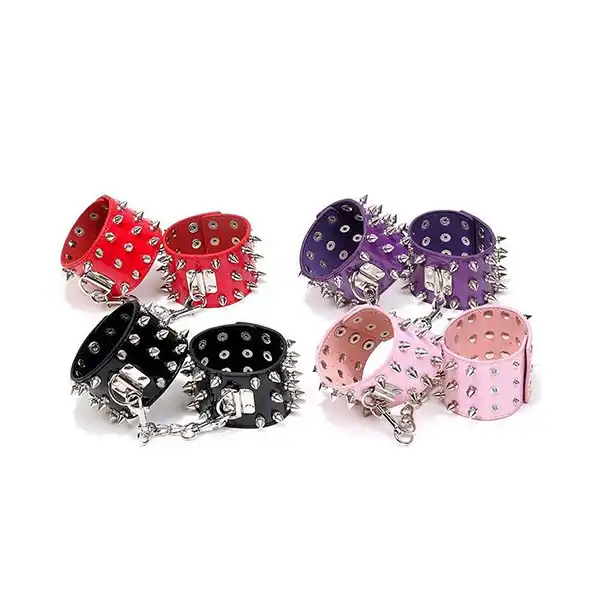 Red Passion Spike Handcuffs