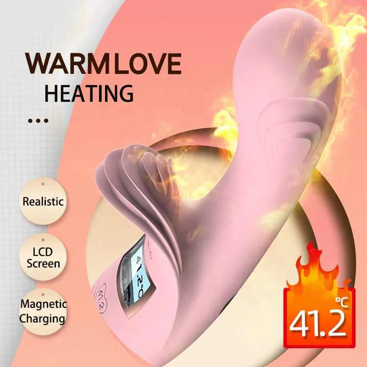 41.2 C intelligent wand multiple tongue G spot rabbit vibrator