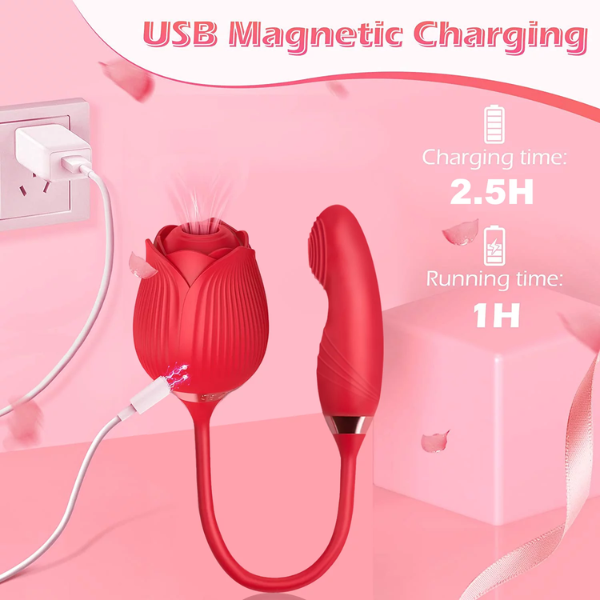 Sucking Rose G Spot Vibrator For Women