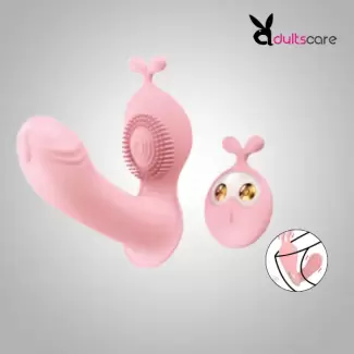 10 Speeds G Spot Massager Clitoris Vibrator Stimulator Wearable Rabbit Dildo Panty