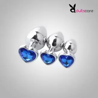 3Pcs Heart Shaped Anal Training kit