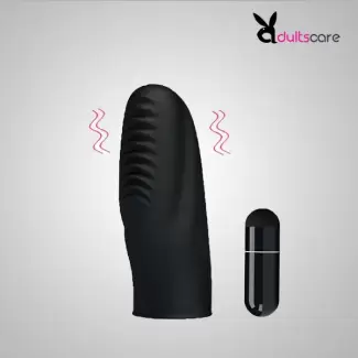 Black Bullet Finger Vibrator