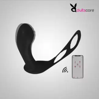 Bluetooth APP Control Prostate Massager With Penis Ring