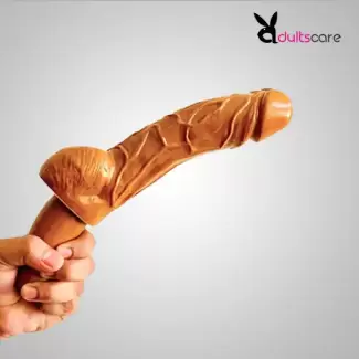 Brown Dildo With Handle