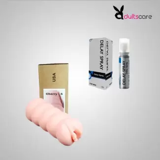 CHERRY POCKET PUSSY SEXUAL FEEL VAGINA WITH DELAY SPRAY