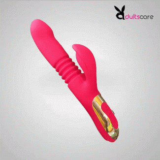 Clit & G-spot Licking Thrusting Chargeable Vibrator