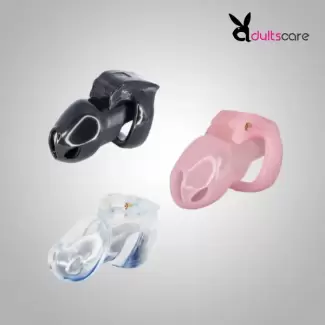 Custom Chastity Cage with 4 Active Sizes Rings