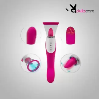 Fantasy For Her Vibrating Pussy Pump And Tongue Vibrator