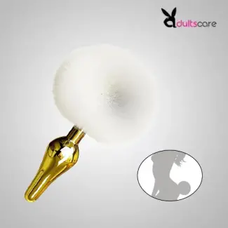 Golden Smooth, Anal Tail Plug for Men and Women