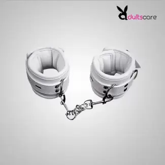 WHITE HANDCUFFS WOMEN BONDAGE