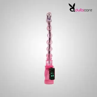 Jelly Beads Anal Plug with 6 Function Vibration