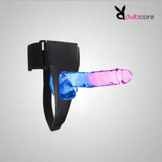 Random Jelly Dildo With Strap-On Lesbian Sex Toy