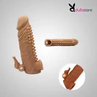 Liquid Silicone Penis Sleeve With Vibration