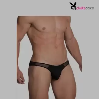 Mens Black Sexy Thong
