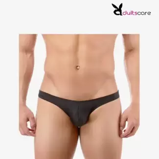 Mens Black and White Sexy Thong