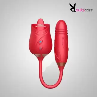 The Rose Vibrator | Vibrator with Dildo