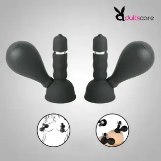 Nipple Sucker Vibrator Pump Suction Cup Breast For Women