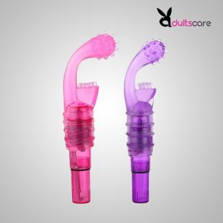 Pink Finger Shape Vibrator Stick