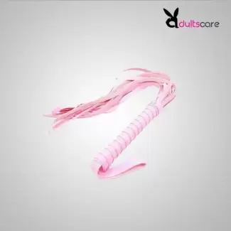 Pink Faux Leather Whip Flog Flogger