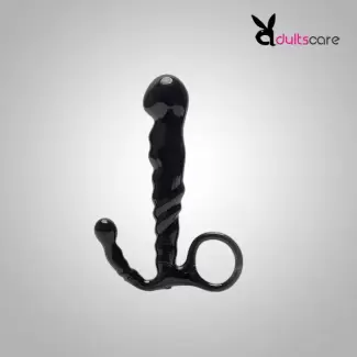 Prostate Massager Back Plug With Pull Ring