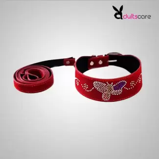 Romantic Red Neck Collars BDSM Harness Bondage