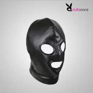 Sex Fetish Slave Hood Leather Mask