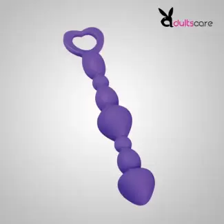 Silicone Long Anal Beads Plug