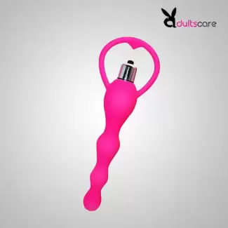 Soft Silicone Anal Beads Vibrator for Women