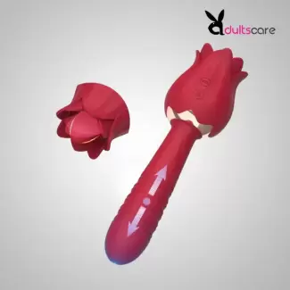 Thrusting Rose Toy With Dildo