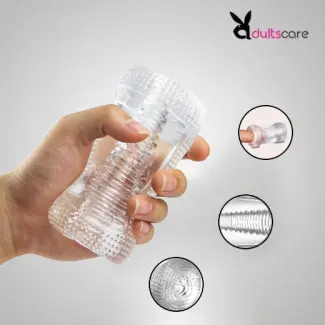Transparent Portable Male Masturbator