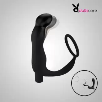 Vibrating Prostate Massager with Penis Ring