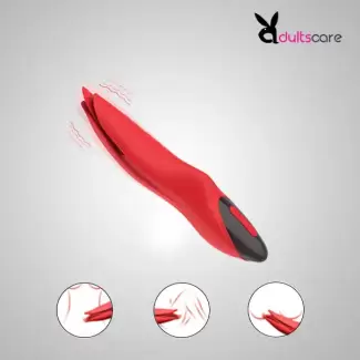 Waterproof Ultra-quiet Tongue Shape Vibrator Sex Toy