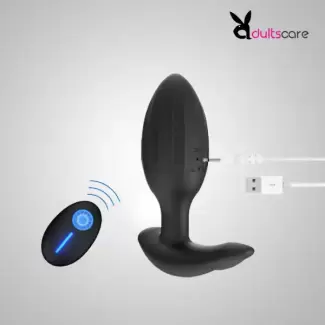 Wireless Remote Control Prostate Stimulator Anal Plug