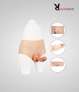 Wearable Realistic Silicone Dildo Panties