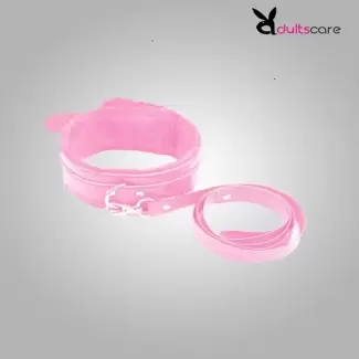 PINK COLLAR LEASH FETISH BDSM DOG SLAVE