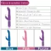 10 Speed Rotation Waterproof Rabbit Vibrator