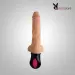 12 Modes USB Vibrating Dildo Auto HeatRealistic Veined G Spot Clitoris Vibrator