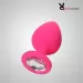 Large Silicone Jeweled Butt Plug